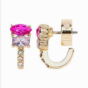 Banana Republic Delicate Pavé Huggie Earrings